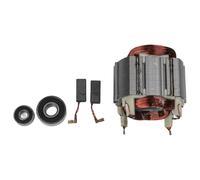 MoSundi Ensemble stator et rotor avec balais de carbone CB350 194160-9 et roulements 211332-2 compatibles avec Makita HR4001C HR4011C, métal