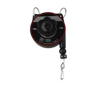 MoSundi Équilibreur à ressort télescopique avec crochet et câble métallique, tension réglable pour outils électriques pneumatiques, pour câble épais durable, charge de 05 à 30 kg, noir