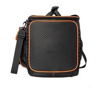 MoSundi Étui en EVA pour enceinte JBL pour Partybox pour Encore Essential 2 - Coque de protection rigide avec poche de rangement pour microphones et chargeur - Noir - 32 x 36 x 9 cm