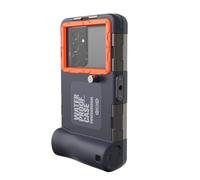 MoSundi Étui étanche pour téléphone portable avec écrou 1/4, indice IP68 pour une profondeur de 15 m, TPE + PC + verre + construction en alliage de zinc, pour toutes les séries de smartphones pour la