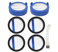 MoSundi Filtres de rechange lavables, pour AEG 8000 Series, système de filtration à 5 niveaux avec brosse, compatible avec les aspirateurs sans fil ASKW4 ESKW4 FX8 AZE156 EFP91835