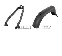MoSundi Garde-boue arrière noir et support pour Xiaomi 5 Pro Scooter électrique, en plastique pour Fender Pièce de rechange avec vis, accessoire de protection