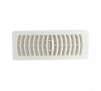 MoSundi Grille d'aération pour grilles de sol avec volume d'air réglable, convient pour les extracteurs de salle de bain, les aérations de cuisine et les systèmes d'air central (10,2 x 30,5 cm)