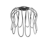 MoSundi Grille de protection de gouttière en acier inoxydable pour tuyau de pluie, toit et balcon Diamètre du tuyau 40-50 mm/75-85 mm Argenté 75 mm-85 mm