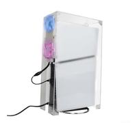 MoSundi Housse anti-poussière fine transparente pour PS5 avec grille d'aération de refroidissement pour PlayStation 5 Digital Disc Edition 40 x 25 x 11 cm