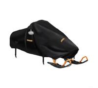 MoSundi Housse de motoneige robuste avec aérations, 330,2 cm pour traîneau Oxford de 130,2 cm de long x 121,9 cm de large x 121,9 cm de haut, housse de rangement pour skidoo, abri coupe-vent résistant