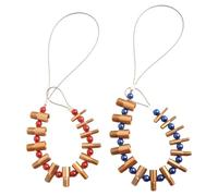 MoSundi Jauge de filetage pour identification de la taille des écrous et des boulons - Ensemble de 26 pièces avec inspection du filetage mâle/femelle et du filetage métrique, marquages estampés rouge