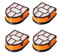 MoSundi Kit brosse et filtre compatible avec Shark WD161 WD261 AW261 pour HydroVac pour aspirateur Humide et sec MessMaster, 2 rouleaux brosses, 4 filtres en mousse (B)