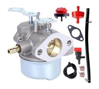 MoSundi Kit carburateur de rechange pour souffleuse à neige Tecumseh HMSK80 HMSK90 HMSK100 avec joint d'étanchéité pour conduite de carburant remplace 640349