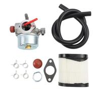 MoSundi Kit carburateur pour moteurs Tecumseh LEV100 LV195EA 5hp 4.5hp 5.5hp et tondeuses Toro 20016 20018 avec joint, filtre à air, ampoule d'amorçage, conduite de carburant et colliers de serrage