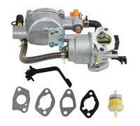 MoSundi Kit de conversion de carburateur double carburant pour générateurs 168F GX200 170F 208cc 210cc 212cc Compatible avec gaz naturel et GPL, filtre à air en caoutchouc et joints de carburant
