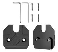 MoSundi Kit de fixation de pare-soleil pour Dodge pour camion RAM 1500 2019-2022, construction en aluminium noir avec clips, vis et n forme de C (2 pièces)