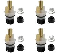 MoSundi Kit de noyau de valve de robinet RP25513 RP4993 à deux poignées, en laiton pour pièces de rechange avec siège et ressort, lot de 2 ou 4 (4 ensembles)