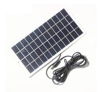 MoSundi Kit de panneau solaire 5 W 12 V avec interface DC, panneau solaire polycristallin étanche pour sonnette intelligente et éclairage de jardin