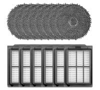 MoSundi Kit de pièces de rechange pour aspirateur robot 3i P10 Ultra, y compris chiffons et filtres HEPA, pour un nettoyage en profondeur, accessoires faciles à installer pour maintenir la force (B)