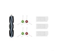 MoSundi Kit de pièces de rechange pour ECOVACS X1 OMNI/T10/T10 Plus/T10 Turbo, comprend une brosse principale, 4 brosses latérales et 3 filtres
