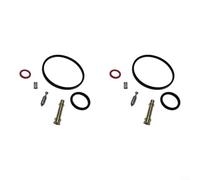 MoSundi Kit de réparation de carburateur, pour moteurs Honda, kit de révision avec joint flotteur, soupape à aiguille, ressort d'entretoise, pour tondeuses (2 ensembles)