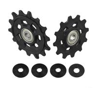 MoSundi Kit poulie en aluminium 12T 14T, pour dérailleur SRAM 12 vitesses, jeu de roues de guidage, pour modèles XX1 X01 SX, changement de vitesse fluide, noir