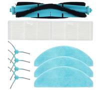 MoSundi Lot de 10 pièces de rechange pour aspirateur Conga 8290 pour Immortal pour Ultra Power Home pour aspirateur X-Treme Comprend 1 brosse principale, 2 filtres, 3 serpillères et 4 brosses