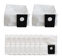 MoSundi Lot de 10 sacs de rechange pour station de base Eureka J15 pour aspirateur robot Evo Ultra à vidage automatique, fibres soufflées par fusion et tissu non tissé