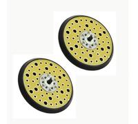 MoSundi Lot de 2 patins de ponceuse orbitale aléatoire 150 mm 54 trous filetage 5/16 pour DEROS
