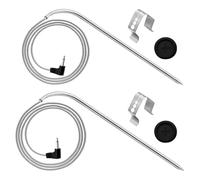 MoSundi Lot de 2 sondes à viande 9004190170 compatibles avec Masterbuilt Gravity Series 560/800/1050, sonde de température de rechange en acier inoxydable avec clips de grille et œillets