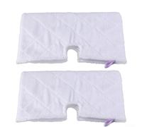 MoSundi Lot de 2 tampons de nettoyage de rechange pour balai vapeur Shark S3501 S3601 S3550 S3901 Chiffon microfibre lavable