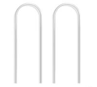 MoSundi Lot de 2 treillis en acrylique transparent en forme de U, 35 cm, cadre de support d'escalade pour plantes en pot d'intérieur et d'extérieur, hoya, pothos, monstera, lierre de vigne