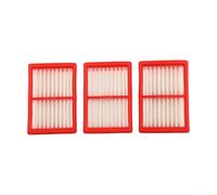 MoSundi Lot de 3 filtres de rechange pour aspirateur 2608000717, pour modèles GDE12 GDE18V-12 GDE18V-16 GDE28D, papier filtre, capture la poussière fine, blanc