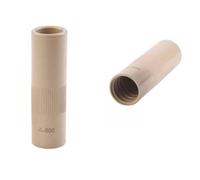 MoSundi Lot de 3 manchons de protection de buse de soudage pour équipement de soudage MIG/TIG, protection de pointe de contact en aluminium spatial, 55-60 mm de longueur 500 A