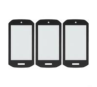 MoSundi Lot de 3 protecteurs d'écran en verre trempé transparent pour ordinateur de vélo Garmin Edge 1050, couverture complète transparente avec position précise du trou et bord noir