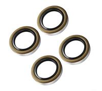 MoSundi Lot de 4 joints de graisse d'essieu de remorque pour Dexter 010-019-00 et lubrifiant E-Z, axe de 1587,6 kg, bague d'étanchéité de moyeu de 1,719 ID
