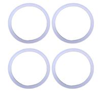 MoSundi Lot de 4 joints de rechange en silicone pour bouteilles d'eau de 5,7/61/81/118,1 l, anneau d'étanchéité anti-fuite, isolation thermique, compatible avec Owala FreeSip, couleur originale