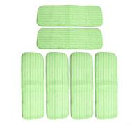 MoSundi Lot de 4 recharges de serpillère lavables en microfibre compatibles avec Swiffer Sweeper XL, chiffons de nettoyage réutilisables de 12 mm d'épaisseur pour sols durs, vert
