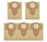MoSundi Lot de 5 sacs à poussière de rechange pour aspirateur sans fil Einhell TC-VC 1825 pour aspirateur sec et humide sans fil Power X-Change 25 L, sacs de collecte de station à vidange automatique