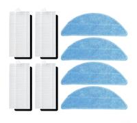 MoSundi Lot de 8/11 pièces de rechange pour aspirateur Conga Pet pour aspirateur X-Treme avec filtres et serpillères (A)