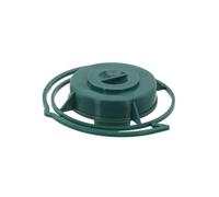 MoSundi Mangeoire à oiseaux de jardin, grande capacité, plastique résistant aux intempéries, facile à remplir et à nettoyer, avec crochet de suspension pour une utilisation en extérieur, vert