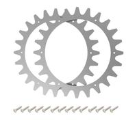 MoSundi McCulloch Lot de 4 pointes de traction tout-terrain pour tondeuse robot R600 R800 R1000 Clous antidérapants en acier Argenté 198 x 2,5 mm