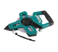 MoSundi Mètre ruban d'ingénierie portable 30/50/100 mètres en acier inoxydable pour des mesures précises au sol avec design traité thermiquement (50 m)