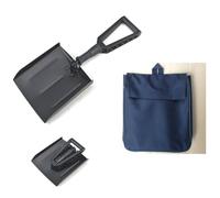 MoSundi Pelle à neige pliable pour voiture, légère avec poignée en D ergonomique, design compact et pliable pour enlever la neige, le sable et la boue, noir