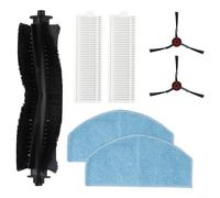 MoSundi Pièces de rechange pour aspirateur robot Laresar Mars01 Lubluelu, y compris brosse principale à rouleaux, filtres HEPA, brosses latérales, serpillères (A)