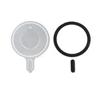 MoSundi Pince de support de téléphone pour Osmo Mobile 7P/7, support magnétique en alliage d'aluminium avec forte prise en main et design compact, argenté