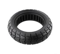 MoSundi Pneu tout-terrain solide 10 x 2,75-6,5 70/65-6,5 roue de rechange en caoutchouc sans chambre à air pour scooter électrique Noir