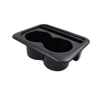 MoSundi Porte-gobelet de voiture avec double compartiment de rangement et cartes téléphoniques, 19 x 15 x 6,5 cm, noir