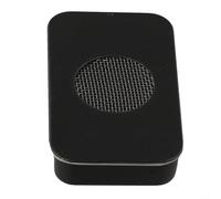 MoSundi Réchaud à l'éthanol portable et coupe-vent, compact pour brûleur en acier inoxydable, camping, randonnée, pour mini four résistant au feu avec maille, noir (noir)