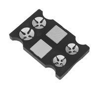 MoSundi Réparateur de queue de billard 7 en 1 pour queues de billard - En plastique - Avec fonction de détection de radian et de polissage - Noir