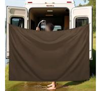 MoSundi Rideau de douche Oxford 420D pour lit de camion | Rideau de douche imperméable 420D pour camping-car