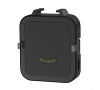 MoSundi Station de charge magnétique, pour Insta360 GO Ultra, base d'alimentation portable 500 mAh avec boîtier en ABS, station de charge de voyage compacte, pour caméra d'action, blanc (noir)