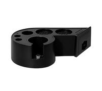 MoSundi Station de tampage à expresso réglable avec porte-filtre et tapis de tamper compatible avec les tailles de 51 mm, 54 mm, 58 mm, noir