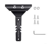 MoSundi Support de bouteille d'eau pour selle de vélo, support d'extension de tige de selle en alliage, pour vélo de montagne, finition dorée et argentée (simple)